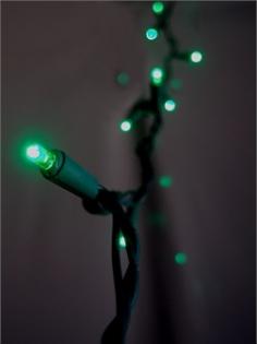 This is our LED Polka Dot string light set in the green color. Our green LED lights will brighten up any holiday display or event. This string light has a non removable high quality LED light bulb. This set is UL Listed and rated for indoor and outdoor use. Product Details: - Includes 70 LED Green Bulbs - 4.8 Watts Per Set - Commercial Rated with Non-Removable Bulbs - Green Cord w/ UL Listed Male and Female Plug - Bulb Size 0.25"H x 0.1875"W - Connects End to End - Full Wave Technology - No Flickering of Lights - String Length - 23' 8" Green Cord with 4" Spacing Between Bulbs. - Includes Extra Fuse - If One Bulb Burns Out - Rest Of String Will Stay Lit - UL Listed For Indoor/Outdoor Use
