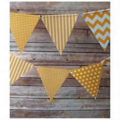 Flag bunting banners have been popular and trending for parties, weddings, indoor and outdoor decoration for a period of time now. These great decorations are here to stay and will make a great decorating item for any occasion. This is our mix orange pattern triangle pennant banner which includes 4 designs in this banner set. In this set you will receive 12 triangle flag bunting banners which are pre- strung, so all you have to do is take it out of the package and it's ready for hanging. The designs included in this banner set are: orange Chevron pattern, orange Polka Dot pattern, orange Stripe pattern, and orange Checker pattern flags which are pre-strung on a matching color twine. Patterns are printed on both sides of each triangle pennant. Product Specifications: Pennant Count: 12 Pennants Pennant Patterns: 3 Chevron, 3 Polka Dot, 3 Stripe, 3 Checker Twine Length: 11 Feet Triangle Pennant Dimensions: 7.5W x 8L We also offer great variety of matching paper decorations for your event, please view some of our other decorations: round paper lanterns, paper straws, tissue paper pom poms. This is a quantity 10 PACK purchase.