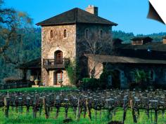 John Alves V Sattui Winery and Vineyard in St. Helena, Napa Valley Wine Country, California, USA - SwitchArt & #8482 Print
