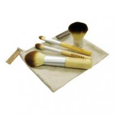 Eco Tools Bamboo5 Piece Brush Set Eco Tools Bamboo 5 Piece Brush Set contains 4 high-quality brushes inside a natural cotton & hemp linen bag. The brushed inside Eco Tools Bamboo 5 Piece Brush Set have soft, cruelty-free bristles. Eco Tools Bamboo 5 Piece Brush Set is made of natural & recycled materials. Eco Tools Bamboo 5 Piece Brush Set contains: Mineral Powder Brush Concealer brush Eye Shading Brush Baby Kabuki Cosmetic Bag Eco Tools Bamboo 5 Piece Brush Set is anearth-friendly brush set thatis packed with the 4 high-quality brushes you need to look beautiful. Best of all, Eco Tools Bamboo 5 Piece Brush Set it shows respect for the planet: Bamboo handle has a low impact on the earth's resources as it is a highly sustainable plant. Synthetic taklon bristles are 100% cruelty free. Sleek ferrule is made from recycled aluminum. Cosmetic case is made from natural cotton and hemp Green Tip: Find ways to reduce your impact. On average, a person uses 4.4 pounds of solid waste each day. This adds up to almost a ton of trash per person, per year. HISTORY Founded in Chicago in 1947 by Robert Zall, Paris Presents began as a general sundry distributor selling to drug stores, hospital gift shops, bath boutiques, department and specialty stores. Today, Paris Presents creates and distributes comprehensive brands of makeup tools, bath and body liquids and accessories, travel accessories, nail and niche beauty products. MISSION To make YOU feel more beautiful from the inside out by providing the best in bath, body and personal care. To provide YOU with high quality products at affordable prices developed through innovation and on-trend design. GIVING BACK Paris Presents sponsors and supports many charities that raise awareness and money for women's issues, children's issues and protecting the environment. EcoTools has joined with 1% For the Planet to donate 1% of annual sales to environmental organizations that create a healthier place to live.