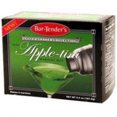 Make delicious appletinis in three easy steps with this incredible instant apple martini mix! For a crisp, refreshing drink that embraces the flavor of fresh green apples simply add water, vodka and ice to the mix. After a vigorous shake, strain your sensational cocktail into your classiest martini glass and garnish with an apple slice. Cocktail mixes this easy make great bartending a breeze! In stock and ready to ship. Features: The preferred cocktail mix of bartenders. Prepare popular appletinis perfectly in 3 easy steps. Specs: Each packet makes 3.5 fl oz cocktail.Includes: (6) Pouches per Box.