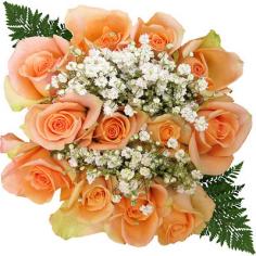 Please read all Shipping Information below before placing your order. Accented with filler and green, these 5 elegant peach rose bouquets each feature 24 stems for a beautiful pop of color. Each stem is a dramatic 40cm to 50cm long. Product Features: 5 handcrafted arrangements, each with 24 stems of peach roses, filler and green Each stem is 40cm to 50cm in length Includes a flower food sachet and care instruction card (Model RO24BQT5PCH) Please note that the choice of varieties is at the discretion of the farm. Care Instructions Before the flowers were shipped, they were prepared for their journey with proper hydration methods; if the flowers appear sleepy and thirsty, it is normal, just follow the simple steps below and the flowers will bloom Remove flowers from box by cutting any straps and also remove all paper and plastic packaging or water tubes Fill your vase with fresh, cool water to the desired level and add flower food according to the package Cut stems diagonally under running water with sharp scissors or knife Immediately after cutting, place the stems in the prepared vase and arrange accordingly Keep flowers away from direct sunlight, drafts or excessive heat Change water daily; every 1 to 2 days, be sure to re-cut the stems repeating the steps above to maximize the life and beauty of your flowers Shipping Terms For your wedding or special event, we recommend that you arrange to have your flower arrangement delivered on the day of or 1 day prior to the actual event For a Saturday event your flowers should be delivered on Friday BJ's uses FedEx Priority delivery service; all deliveries should arrive by 5:00 p.m. on your chosen delivery date and your flowers will most likely be delivered before 10:30 a.m. Delivery time depends on ser