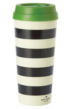 Morning coffee tastes so much better when its coming from an insulated and stylish mug. This acrylic thermal mug keeps hot coffee hot and iced coffee cold. Paired with a brightly coloured plastic lid, with open and close slider. Holds 16 oz. and is BPA, Phthalate and Lead-Free. Hand wash recommended. 3.25 x 3.25 x 7.75.
