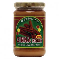 Cinna Honey is a healthy, delicious whole food blend of cinnamon and raw honey. Cinnamon is one of the oldest known spices and recent studies have shown it to have many health promoting properties. Our raw honey is 100% pure, natural, unheated and unfiltered, fresh from healthy beehives. This true raw honey provides highest possible levels of live enzymes, vitamins, minerals and antioxidants, healing agents as a functional whole food. Enjoy the delightful taste of Cinna Honey on breads, bagels, biscuits or in your favorite cup of tea!