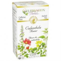 Celebration Herbals - Organic Caffeine Free Calendula Flower Herbal Tea - 24 Tea Bags (22g)All the herbs in Celebration Herbals Organic Caffeine Free Calendula Flower Herbal Tea are organically grown and prepared, ensuring their natural taste and active properties are enjoyed in every cup of tea. Calendula, commonly known as marigold, is a native of Europe and was named by the Romans because the plant blooms on the first day calends of every month. Calendula was well known to early herbalists as a garden-flower and for its culinary and herbal uses. According to Stevens, a 17th Century European Herbalist, Calendula petals were once used so extensively in the Netherlands that barrels full of dried petals could be found in many grocer's and spiceseller's shops A little About Celebration HerbalsCelebration Herbals is the offshoot of their family business, Organic Connections. It is run by two parents, two children, and some dedicated helpers. Every day they work hard to bring you the best herbal products they can. By 1997, they had been in the organic herb and spice trade as a wholesale distributor for over 10 years. One of the ways they thought they could make a difference was to make great quality herbal products that would be effective, great tasting, organic, and an inexpensive alternative to prescription drugs. Their very first product was C Blend Tea, followed by a few Psyllium Fiber products, and then their extensive line of Herbal Teas. In the past two years, they've created a very extensive line of Bottled Herbs and Spices. Their organic passion. 25 years ago, people did not want organic. 15 years ago it was only for the conscientious forerunners of society. 5 years ago, it seemed like everyone started taking notice. Now, people know what they do, better than ever before! Organic products, of all types, sell for a premium around the world, and rightly so.