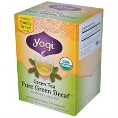 Wholesale Price - Yogi Organic Green Tea Caffeine Free Description: Supports Vitality Simply Decaf Green Tea - Green Tea, with its simply delicious flavor, has enjoyed a long and noble history. In Asia, generations have held in high esteem the enchanting essence and intoxicating aroma if this special brew. Over 4,500 years ago, Chinese physicians prescribed green tea as an effective health aid and natural path to vitality and longevity, touting its refreshing taste and astounding health benefits. With six times the amount of antioxidants as black tea, green tea is a gently delicious way to prevent the accumulation of free radicals in your system, prolonging youthfulness while counteracting the effects of the sun and pollutants. Today, we practice the same ancient wisdom of using only the finest organic tea leaves combined with minimal plant processing to preserve the optimal health benefits and superior flavor of pure green tea. Our CO2 decaffeination method removes only the caffeine, leaving all the beneficial elements of green tea intact. Experience the age-old tradition of this life-enhancing tea with our Simply Decaf Green Tea. The delicate medley of organic green leaves from India, China, and Sri Lanka is perfectly blended and wonderfully balanced with the healing wisdom of the past. Organic Care - Yogi Tea is committed to providing the finest quality teas, sourcing our organic herbs and spices from small farms, and tracking each ingredient from seed to cup. To ensure the purity, quality and perfect flavor of your tea, they heat-seal each tea bag and cello-wrap each box. Disclaimer These statements have not been evaluated by the FDA. These products are not intended to diagnose, treat, cure, or prevent any disease. - Ingredients: Organic decaffeinated green tea leaf.