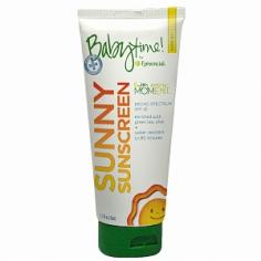 This suncreen by Episencial protects sensitive skin with natural minerals zinc and titanium (no nano-particles). Its milky texture creates a protective layer with no harsh chemicals and minimal white residue. Fortified with organic green tea extract to prevent sun-damage. Organic sesame, safflower and avocado oils to moisturize and nourish the skin. Its beeswax and organic shea butter increase water resistance and sun protection without the use of petroleum or chemicals. Great natural product specially designed for baby skin.