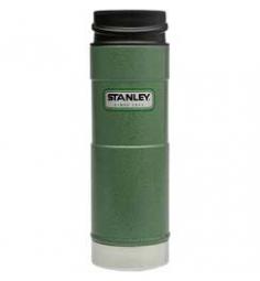 When you finish your outdoor adventure, relax and enjoy a hot drink from this Stanley vacuum bottle. Product Features: Vacuum insulated body and thermal lid keep drinks warm for up to 6 hours. Versatile mug also keeps cold drinks cool for up to 24 hours. Push-button lid is easy-to-open with one hand. Leak-resistant design helps avoid spills. BPA-free plastic provides peace of mind. Stainless steel construction resists rust. Product Construction & Care: Stainless steel/ polypropylene Lid: dishwasher safe Mug: hand wash Manufacturer's lifetime limited warranty Product Details: 16-oz. capacity Model numbers: Hammertone green: 10-01394-054 Hammertone navy: 10-01394-055 Promotional offers available online at Kohls.com may vary from those offered in Kohl's stores. Size: One Size. Color: Green. Gender: Unisex. Age Group: Adult. Material: Polypropylene/Stainless Steel/Plastic.