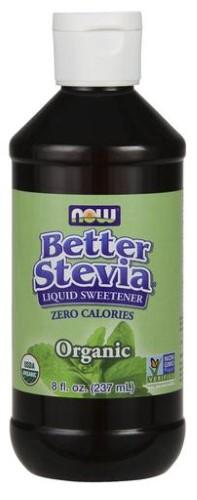 NOW BetterStevia is a zero-calorie, low glycemic, certified organic sweetener that makes a perfectly healthy substitute for table sugar and artificial sweeteners. Unlike chemical sweeteners, NOW BetterStevia contains pure Stevia extract. NOW Foods takes special measures to preserve Stevia's natural qualities in this unique, pure, better-tasting stevia.