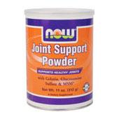 NOW Foods Joint Support Powder - 11 oz. NOW Foods Joint Support Powder is a superior combination of dietary supplements that have been shown to nutritionally support healthy joint function. Hydrolyzed Beef Gelatin is 86% protein, high in collagen and has been enzymatically predigested to enhance absorption. Glucosamine is an amino sugar derived from the chitin of shellfish. It is utilized by the body to support healthy joint structures. Sulfate is the preferred form of Glucosamine and is a natural source of potassium and sulfur. MSM (Methylsulphonylmethane) is a biologically active form of organic sulfur found in all living organisms. It is naturally found in varying amounts in raw unprocessed milk, meat, fish, fruits and vegetables. NOW's MissionThe NOW mission is - To provide value in products and services that empower people to lead healthier lives. NOW Foods is an award-winning and highly respected manufacturer of vitamins, minerals, dietary supplements and natural foods. In 1948, with the natural food and supplement industry in its infancy, entrepreneur Paul Richard paid $900 for the purchase of Fearn Soya Foodsa Chicago based manufacturer of grain and legume-based products. This began a six-decade legacy of providing health-seeking consumers with high-quality, affordable nutrition products. History of NOWIn 1968, NOW Foods was founded under the belief that good health was not a luxury available only to the wealthy. For the past forty years, NOW has made it their life's work to offer health food and nutritional supplements of the highest quality, at prices that are fair and affordable to all those who seek them. Today, NOW Foods is one of the top-selling brands in health foods stores, an award-winning manufacturer, a respected advocate of the natural product industry, and a leader in the fields of nutritional science and methods development.