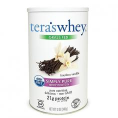 Pure nutrition, artisan ingredients, earth friendly Tera'swhey provides the highest quality, all natural, great tasting nutrition for your healthy, vibrant lifestyle. Starting with carefully sourced whey from small family farms and artisan cheese makers in the dairy heartland of America - Wisconsin. Ethically TreatedOffering fresh whey protein from ethically treated cow milk sources, paired with premium ingredients including high antioxidant super fruits and low glycemic stevia to deliver a taste unlike any other. Artisan CraftedCrafted in small batches at the green factor that touches the protein, and the planet, lightly. The perfect balanced of trusted family farming and earth friendly processing to create a true artisan whey. Bourbon Vanilla: Prized by pastry chefs everywhere, the vanilla bean is grown organically in Madagascar for full natural flavor. Naturally Healthy Protein20 g of naturally complete protein with naturally low carbohydrates - a great tasting recipe for a healthy diet.