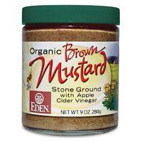 Save On Eden Foods 9 Oz Brown Mustard Glass A True Old Fashioned Mustard. Canadian Organically Grown Brown Mustard Seed Traditionally Stone Ground With Eden Raw Apple Cider Vinegar And Eden Sea Salt. Three Ingredients Of The Finest Quality Nothing More. Low Sodium.: Kosher (Note: This Product Description Is Informational Only. Always Check The Actual Product Label In Your Possession For The Most Accurate Ingredient Information Before Use. For Any Health Or Dietary Related Matter Always Consult Your Doctor Before Use.) UPC: 024182002126 U