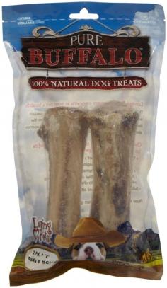 100% all-natural Pure Buffalo(tm) treats are a healthier, leaner alternative to beef. Pure Buffalo is also great for maintaining a dog's dental health because it massages gums and helps control tartar. Get Pure Buffalo today and provide hours of enjoyment for your pet! These great treats are tested in the USA and are gluten, grain, wheat, soy, corn, and glycerin free. Supervision is recommended when giving your dog any treat. Always provide plenty of fresh water. Wash your hands after handling pet food or pet treats or touching an animal, animal feed, or animal waste.