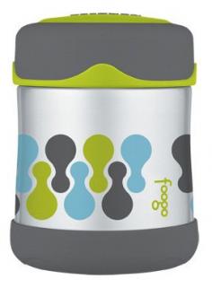 Thermos have put a new design twist on the high quality Foogo line of products by adding a new, vibrant colour pallet and playful graphic patterns to appeal to both mother and child. Leak-proof Food Jar, BPA free and diswasher safe. Thermos vacuum insulation for maximum temperature retention and unbreakable stainless steel interior and exterior.