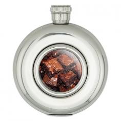 You never know when you might need a pick-me-up swig of your favorite beverage. Stay prepared with this classic stainless steel hip flask. The metal is solid and durable enough to travel with you throughout the day, while the cap screws on tight for leak-free performance. The center graphic on one side, meanwhile, makes sure no one "accidentally" mistakes your beverage for theirs. Whether you're seeking the perfect gift for your wedding party, or just looking to up your awesomeness level, this flask is a classic choice with a personal twist.