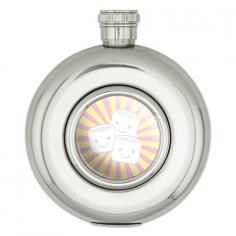 You never know when you might need a pick-me-up swig of your favorite beverage. Stay prepared with this classic stainless steel hip flask. The metal is solid and durable enough to travel with you throughout the day, while the cap screws on tight for leak-free performance. The center graphic on one side, meanwhile, makes sure no one "accidentally" mistakes your beverage for theirs. Whether you're seeking the perfect gift for your wedding party, or just looking to up your awesomeness level, this flask is a classic choice with a personal twist.