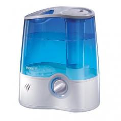 Breathe and sleep easy with this super quiet humidifier. This model purifies water and converts it into a soothing plume of vapor. The unit is shaped like a coffee maker, has a 10 x 6 inch footprint, and stands 1 foot tall. Clear blue plastic allows you to see how much water remains in the 1.5 gallon, 20-hour tank. A variable control provides fine tuning of mist output, and the dial on the lid allows you to direct the mist (away from curtains or bedding, for example). Even at a blast the sound is still barely audible. This tank lies flat for easy filling, but might be a bit hard to reach into for cleaning. Still, the replaceable filter strains impurities out of the water, leaving the air clean. Pop open the lid on this cartridge you'll find a phone number for ordering replacements.