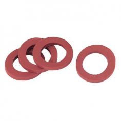 Features: -10 Per pack-Heavy-duty rubber construction-Made in China-Product Type: Hose adapter or fitting. Dimensions: -Perfect sealing live red rubber 0.75" washers resist hardening and cracking-Overall Height - Top to Bottom: 4.7-Overall Width -.