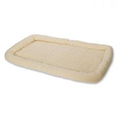 MFG1175: Features: -Dog bed-Ideal for use in crates, carriers and houses-Pet will enjoy relaxing on soft, cushioned poly and cotton base-Machine washable. Color/Finish: -Color: Cream. Dimensions: -Medium: 1.22 H x 21.25 W x 29 D: 1.55 lbs-Large: 1.52 H x 22.5 W x 35 D: 2.01 lbs-Extra Large: 3" H x 25.5" W x 41" D: 2.6 lbs.