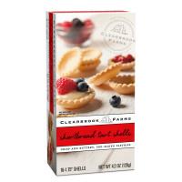 Every pantry should be stocked with a couple of boxes of our pre-baked tart shells. These shortbread shells are not only the perfect vehicle for our fruit tart fillings. Try them for quiche or a creamy mousse appetizer: savory or sweet.