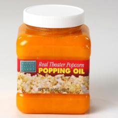 Ensure the popcorn you make tastes delicious and crunchy with the Wabash Valley Farms Real Theater Popcorn Popping Oil. It gives the popcorn a buttery flavor that suits your taste. This popcorn oil is available in a wide mouth jar that makes it easy t.
