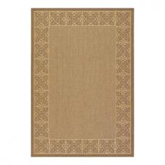 Casual indoor/outdoor area rug. Versatile cocoa and beige tones. Machine-made of durable polypropylene. Made in Belgium. Available in your choice of sizes Note: Due to individual computer monitor settings, actual colors may vary slightly from those you see on your screen. The Couristan 1523-0121 Recife Indoor/Outdoor Rug may just sweep you off your feet. Versatile, subtle, and super chic, this casual area rug is designed for both indoor and outdoor use. It's machine-made of high-quality polypropylene for durability you can really sink your toes into. It features a solid center with a floral and solid stripe border. Don't forget to spot-clean only to preserve the beauty of this indoor/outdoor rug. Choice of colors and sizes. About Couristan RugsThe renowned Couristan Rug Company is headquartered in Fort Lee, New Jersey. The company continues to take great pride in its 78 year-old commitment to excellence by weaving four key components - Trust, Style, Quality and Innovation into each and every product it imports or manufactures. This commitment has earned the company a long-standing and successful position in the floor covering industry while providing its customers with the highest levels of design, value and customer service. Size: 2.3 x 11.9 ft. Runner. Color: Natural.