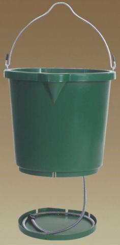 Oversized five gallon capacity. Thermostatically controlled to operate only when necessary. Spill free pour spout. Hide away cord compartment conceal cord for year round use. Guaranteed for one year. Oversized five gallon capacity. Color: GreenSize: 5 Gallon