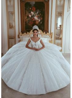 Luxus Brautkleider A Linie Weiß Prinzessin Brautkleider Günstig Online