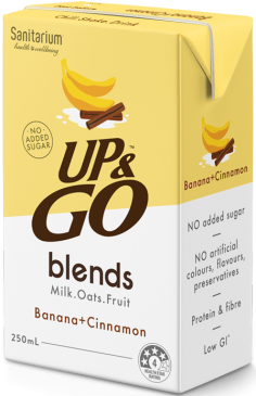 UP&GO™ blends Banana + Cinnamon