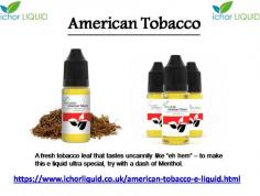 A fresh tobacco leaf that tastes uncannily like “eh hem” – to make this e liquid ultra special, try with a dash of Menthol.
