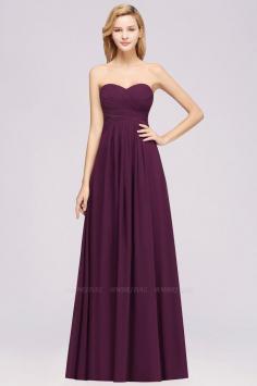 Sweetheart Strapless Bridesmaid Dress | BmBridal