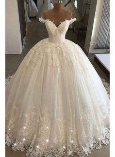 Elegante Brautkleider Prinzessin | Spitze Hochzeitskleider Günstig Online