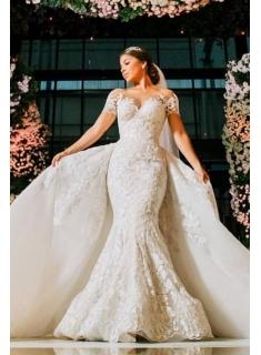 Luxus Brautkleider mit Spitze | Hochzeitskleider A Linie Online