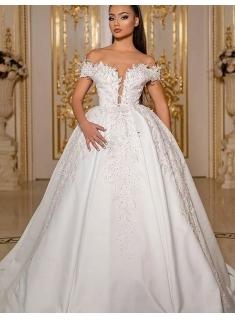 Elegante Hochzeitskleider Prinzessin | Brautmoden Mit Ärmel