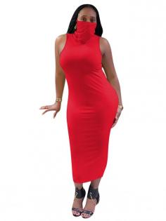 Delightful Garment Red Sleeveless Turtleneck Dress With Mask
https://www.feelingirldress.com/product/136839.html