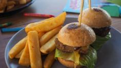 Kids beef burger  - Gusti Restaurant & Bar, Perth (WA)