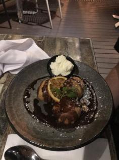 Chocolate and hazelnut beignets