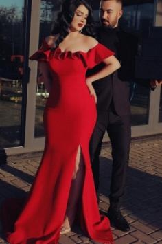 Rote Abiballkleider GÃ¼nstig | Abendkleider Lang