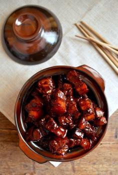 hong shao rou - Shanghai braised pork belly 