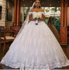 Luxus Brautkleider mit Spitze | Prinzessin Hochzeitskleider GÃ¼nstig