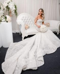 Luxus Brautkleider Meerjungfrau Spitze | WunderschÃ¶ne Hochzeitskleider