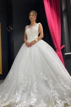 Elegante Brautkleider Prinzessin | TÃ¼ll Hochzeitskleider mit Spitze