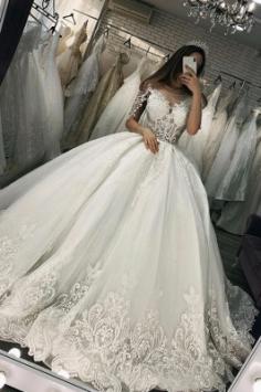 Elegante Brautkleider Mit Ãrmel | Hochzeitskleider Prinzessin