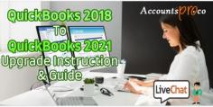 Intuit is going to shut down and stop technical support for QuickBooks 2018 all edition , So its right time to go for QuickBooks 2018 To 2021 Upgrade. Learn why QuickBooks Desktop 2018 users can still use and what services stopped after QuickBooks 2018 discontinued . Complete process for moving QuickBooks Desktop 2018 Pro, Premier , Enterprise, Contractor , Non Profit , Wholesale and Manufacturing , Professional edition to 2021 QuickBooks Edition. Learn what happens when QuickBooks 2018 Desktop discontinued , also how to export QuickBooks 2018 data and import QuickBooks 2021 edition in easy steps . If you bought a new computer the instruction mentioned by AccountsPro for transferring QB 2018 all data and company files into QuickBooks 2021 version . Connect AccountsPro for issues , problems , error Upgrading QuickBooks 2018 To 2021.  Source: https://www.accountspro.co/blog/quickbooks-2018-to-2021/