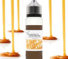 Caramel Macchiato e Liquid; one of our most popular flavours. A rich coffee flavour, smooth to the taste, but not too sweet with delicious notes of silky caramel - try with some Chocolate or Cream to give this e liquid some additional edge. 