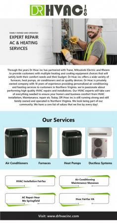 For quality heat pump preventive maintenance, contact Dr. HVAC Inc. We have been providing such services for a long time and are quite famous for the same. For more details please visit: https://photos.app.goo.gl/KaYBvVYzm1kBLYkh9