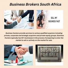 Are you looking for business brokers in South Africa? You are at the right place .at business hunters international ,We give you the best qualitative businesses brokers in South Africa at an affordable rate.
For more details please visit at http://sellyourbusiness.co.za/ 
