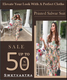 To buy printed salwar suits visit us here to find a range of printed salwar suits in different styles, colours and prints.We offer a wide selection of printed salwar suits in different designs, colours and price ranges. You can buy a printed salwar suit depending on the fabric quality, print design, fitting and your personal style preferences.					
https://www.swetvastra.com/printed-salwar-suit/