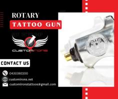 Unlock your full creative potential with Custom Irons' rotary tattoo gun. Engineered for artists seeking perfection, our rotary tattoo guns offer smooth operation and superior control. Ideal for detailed work and consistent shading, they're the go-to choice for professionals. Elevate your tattoo game with our top-tier equipment!