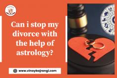 Are you going through a difficult time in your marriage and wondering if there is any way to stop the divorce? Look no further, because Dr. Vinay Bajrangi has the answer for you. With the help of astrology, you can prevent your marriage from falling apart and bring back the love and harmony in your relationship. Dr. Bajrangi, a renowned astrologer, can guide you through this challenging phase and offer solutions to help you save your marriage. Don't let your divorce become a reality, consult him today and see the power of astrology in action. Stop your divorce by astrology and rebuild your relationship stronger than ever before.

Contact us ;- 9999113366

https://www.vinaybajrangi.com/marriage-astrology/divorce.php 
